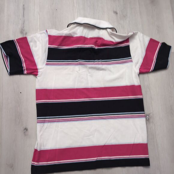Polo US Polo Open Team Club -50- Shirt Mens Large MultiColor Striped Pocket Polo - Picture 5 of 5